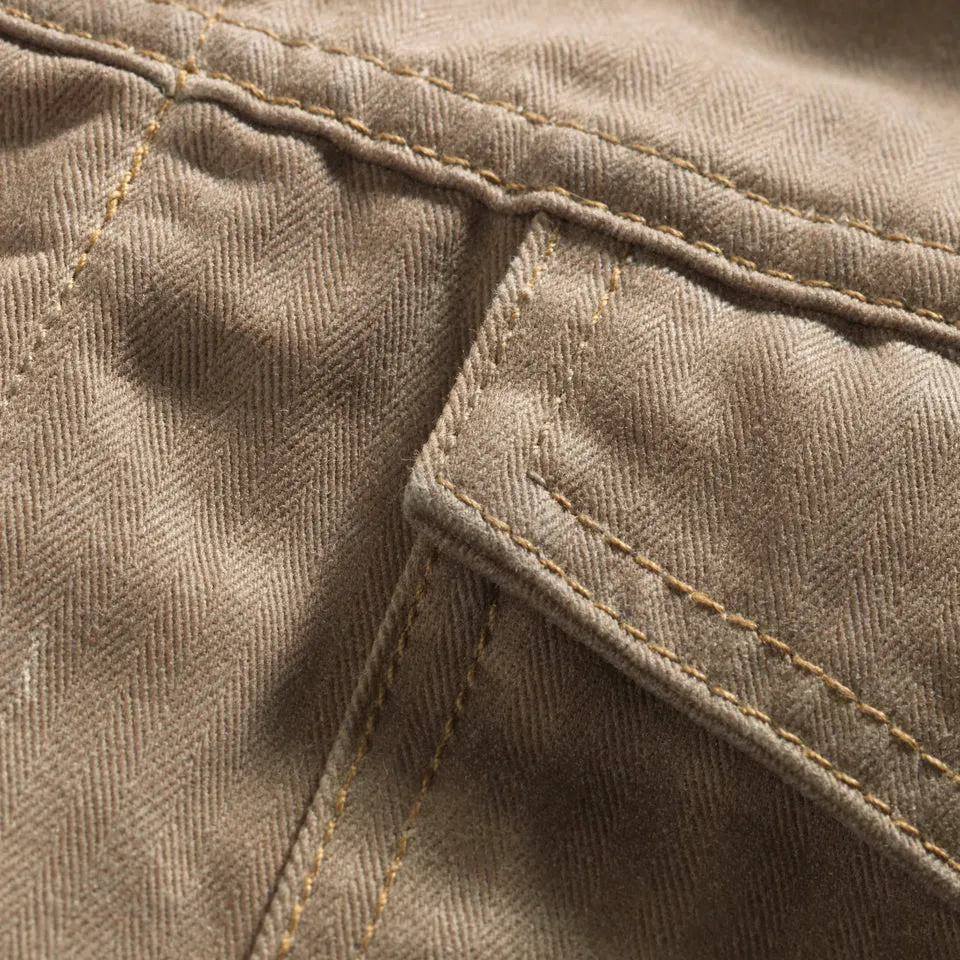 Rider Coat Brown Herringbone