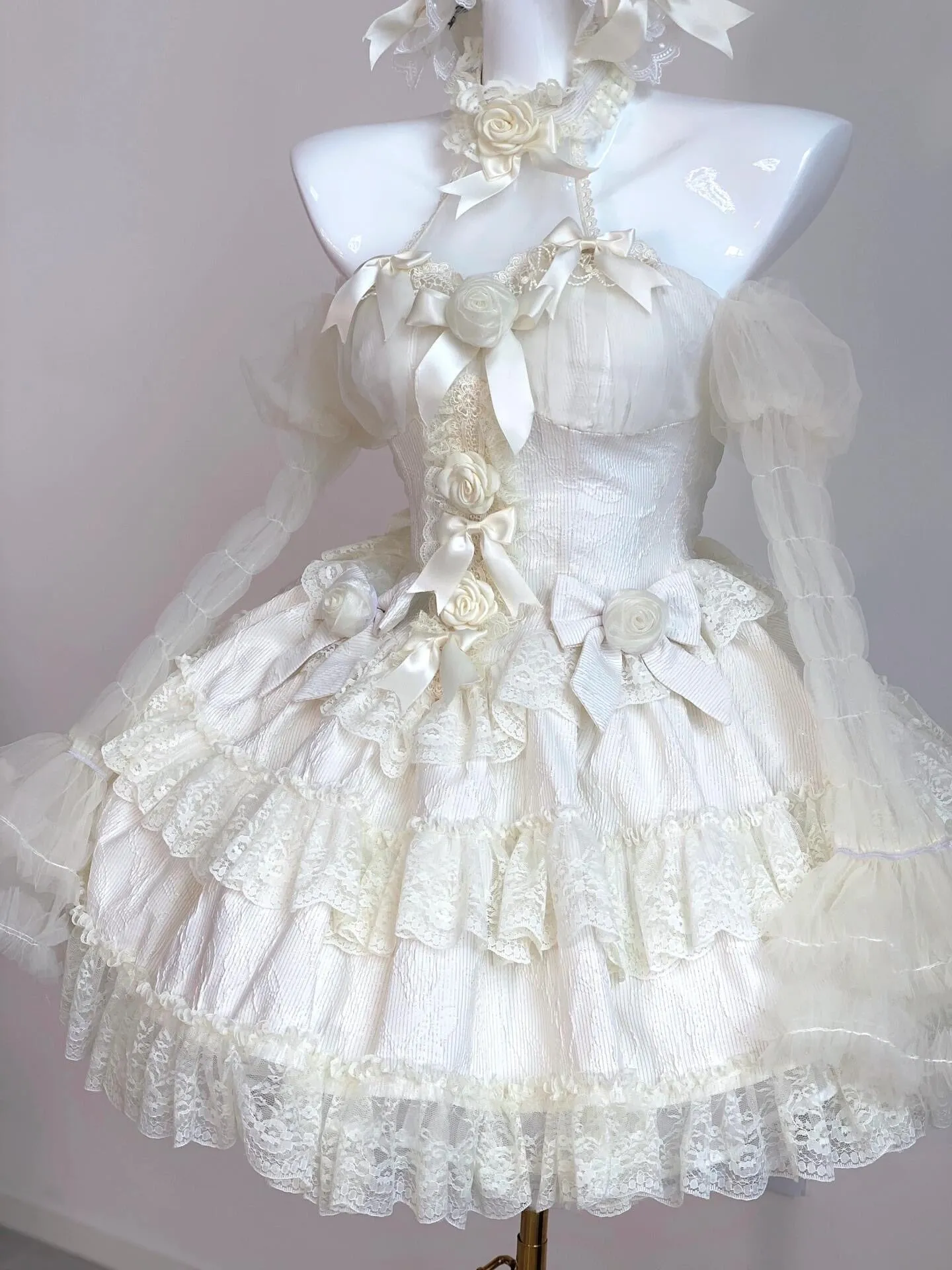 Romantic Lace Butterfly Fairy Rococo Dress