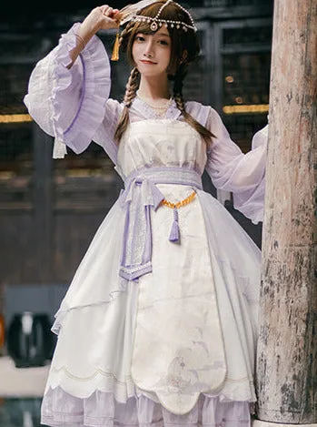 Set Lolita Night Crescent Moon Suspended Dress