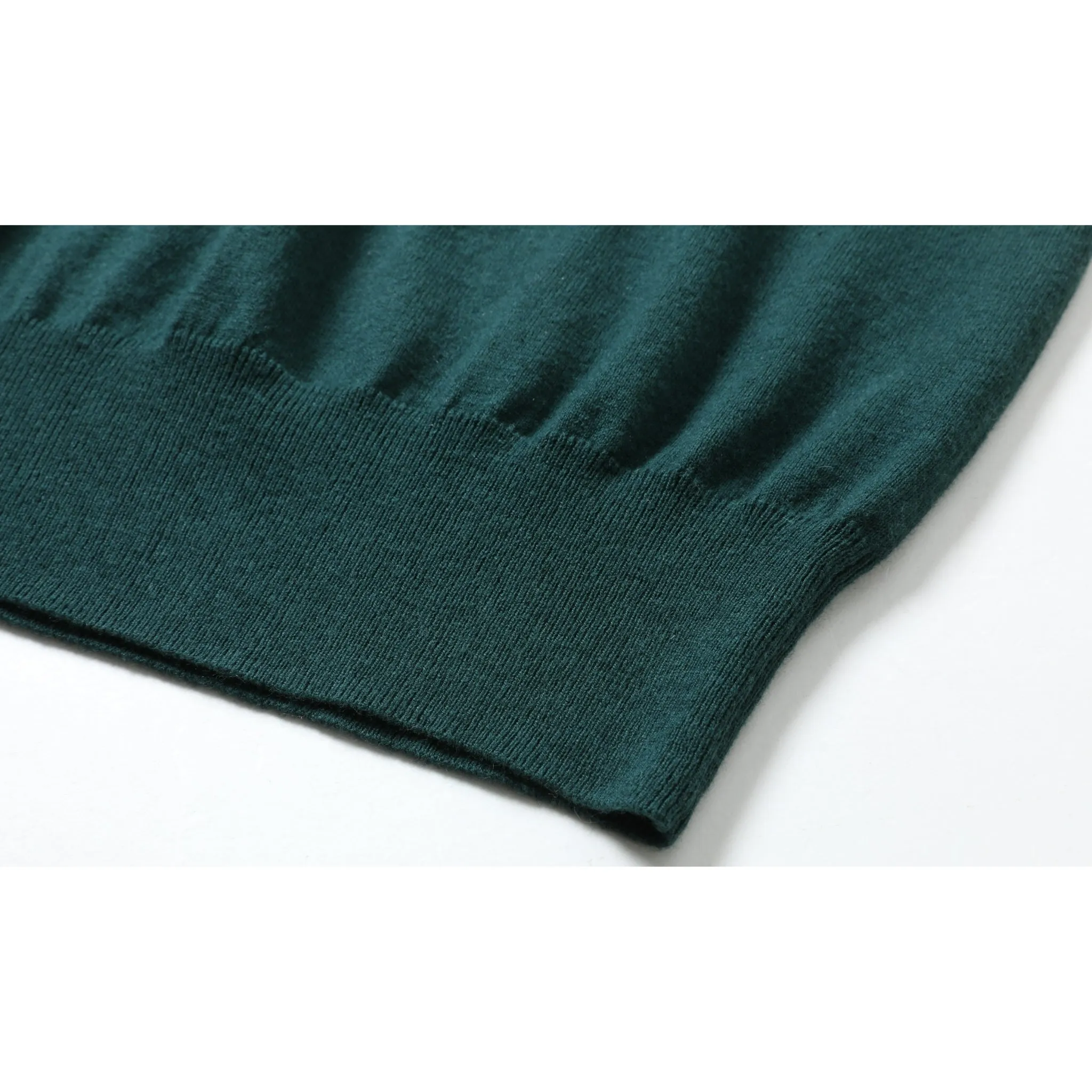 ShortTrim Fit Cotton Cashmere Henley