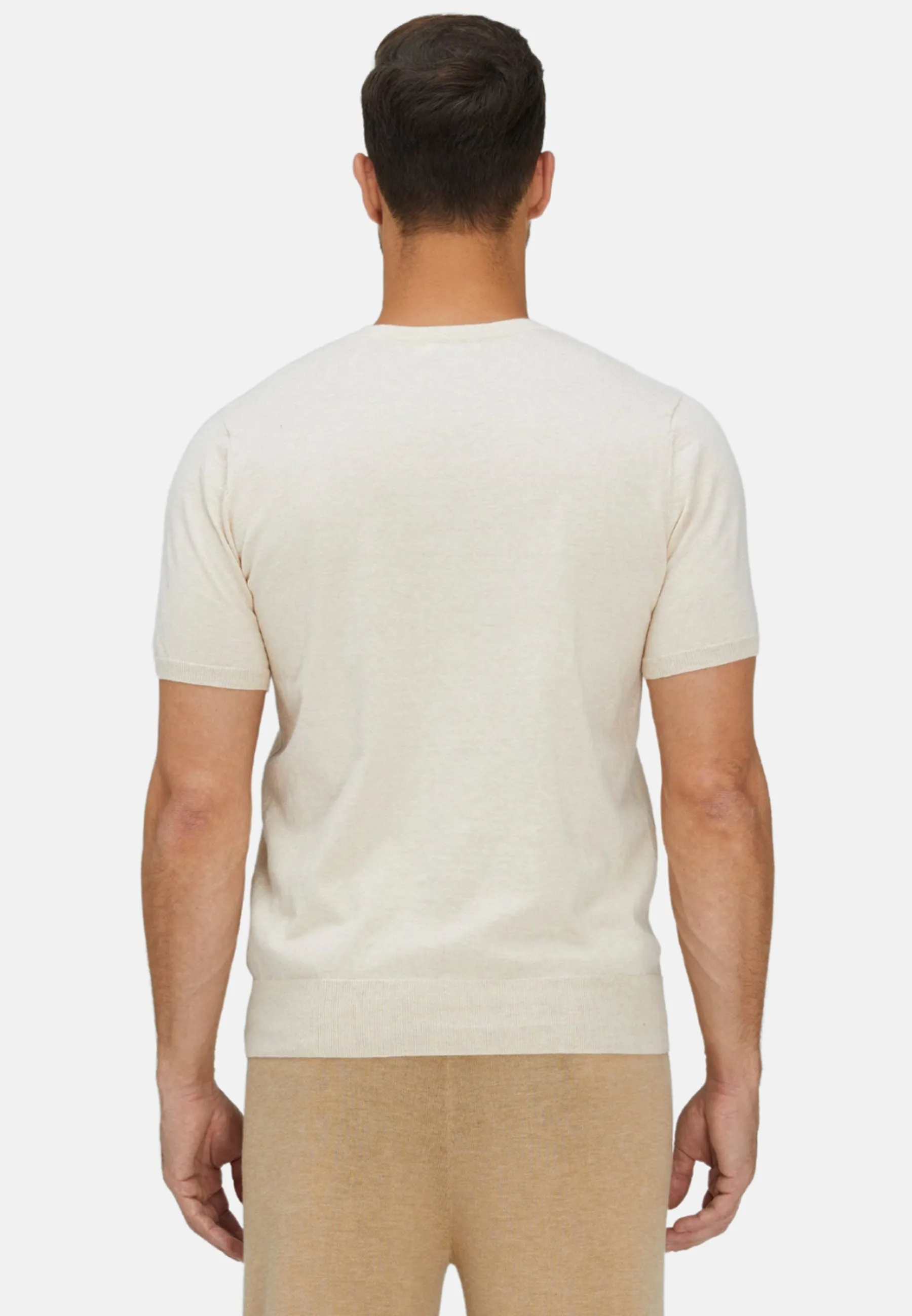 ShortTrim Fit Cotton Cashmere Henley