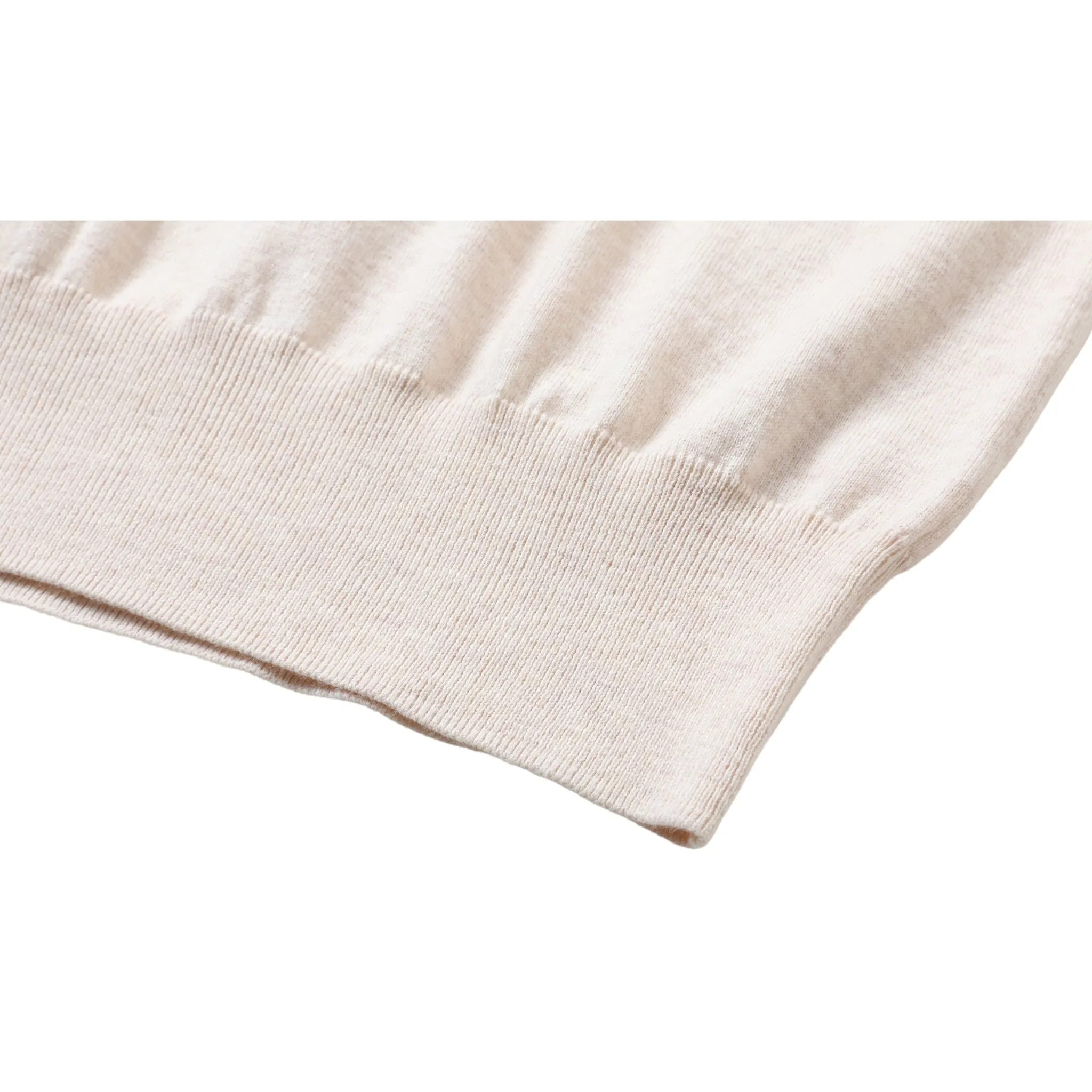 ShortTrim Fit Cotton Cashmere Henley