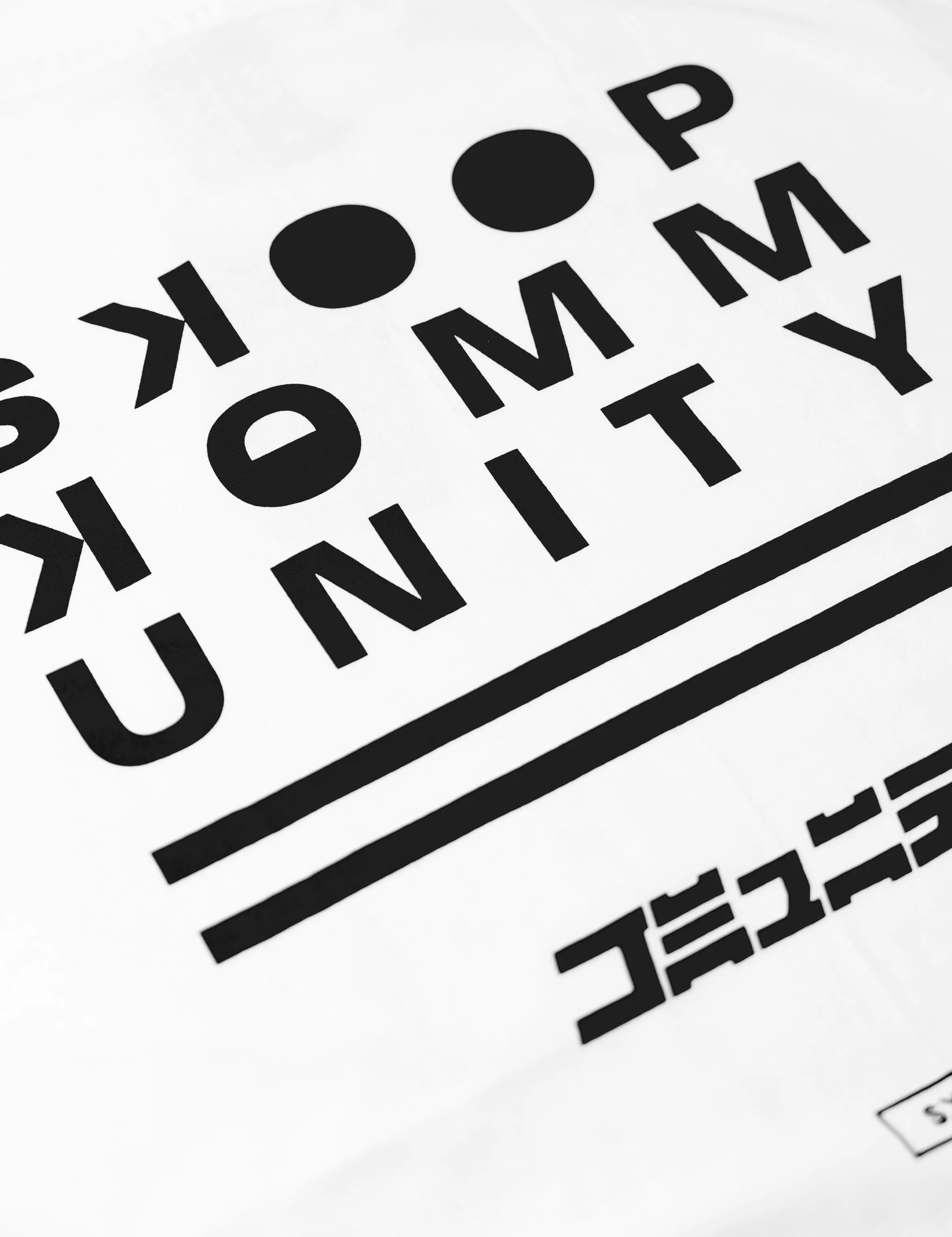SKOOP® Crewneck Shirt SKP KMNTY 2024 White