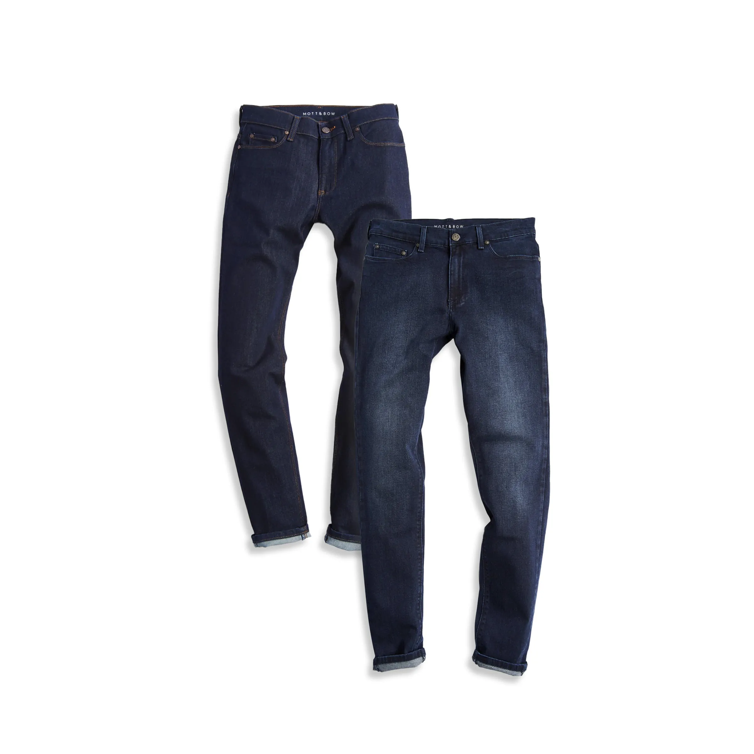 Slim Staple Medium/Dark Blue and Broome Dark Blue 2-Pack Jeans