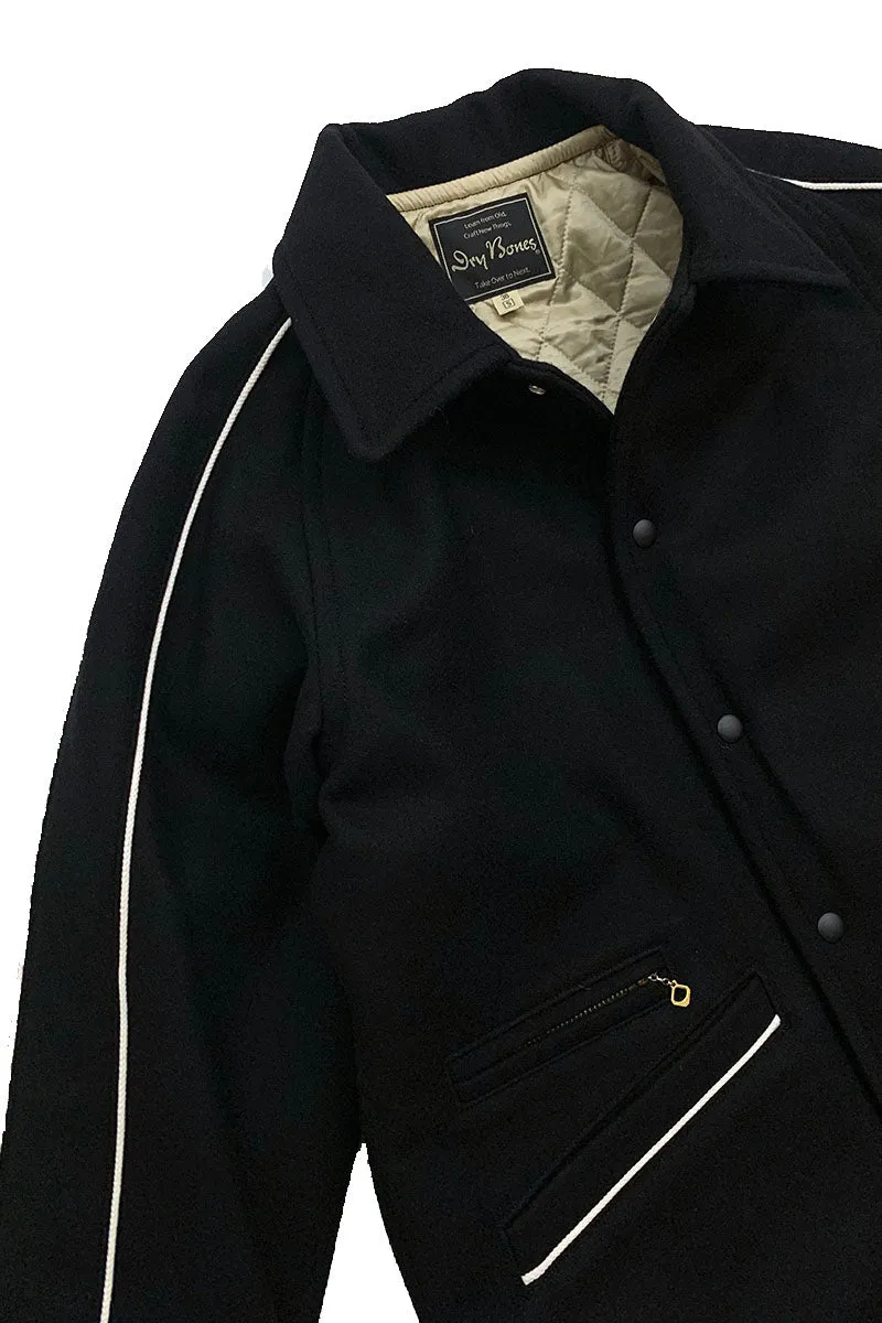 Solid Piping Car Coat