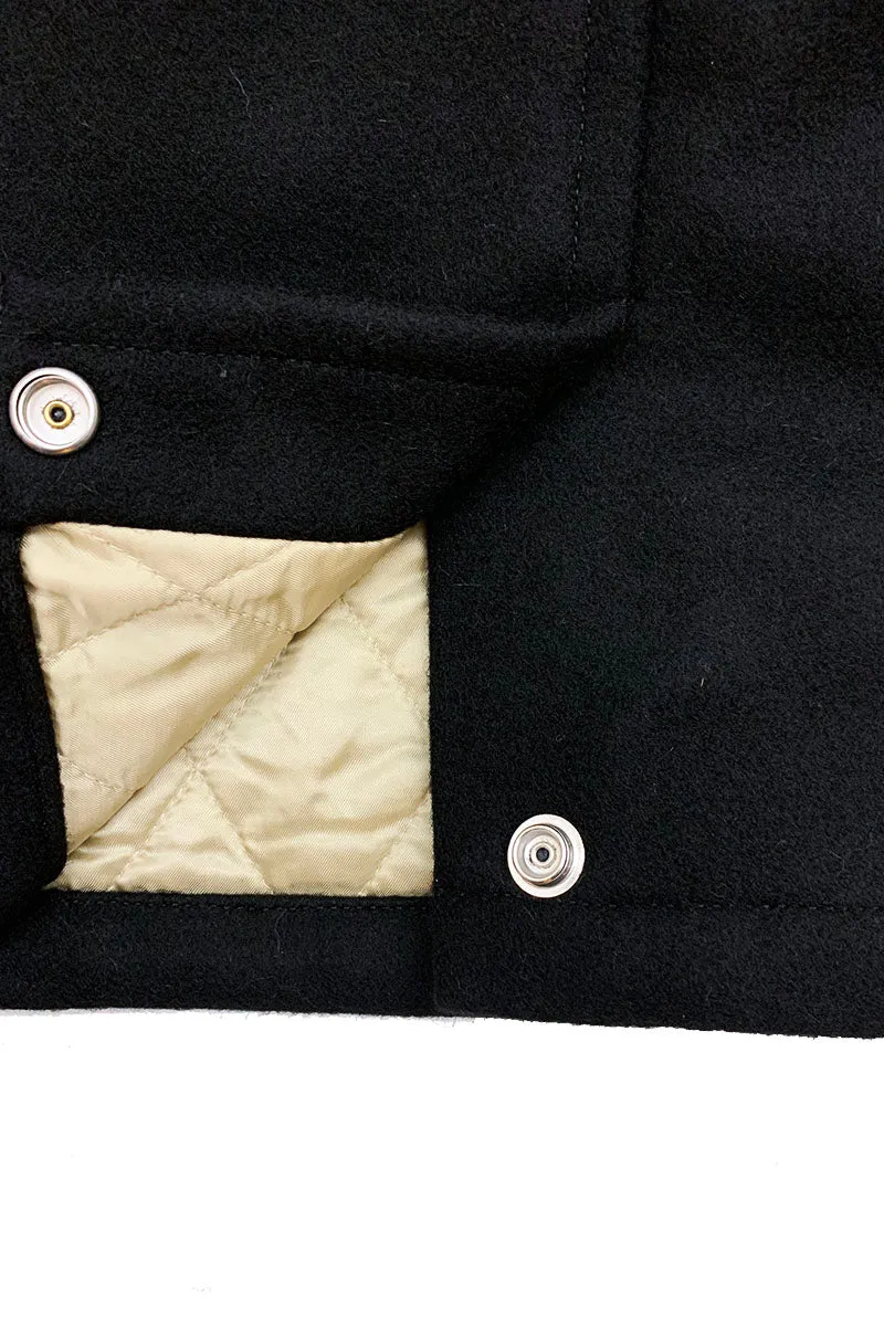 Solid Piping Car Coat