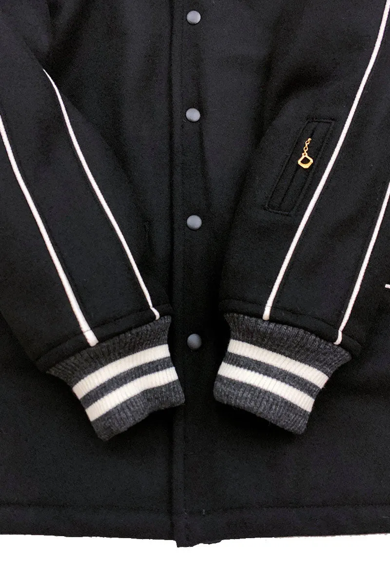 Solid Piping Car Coat
