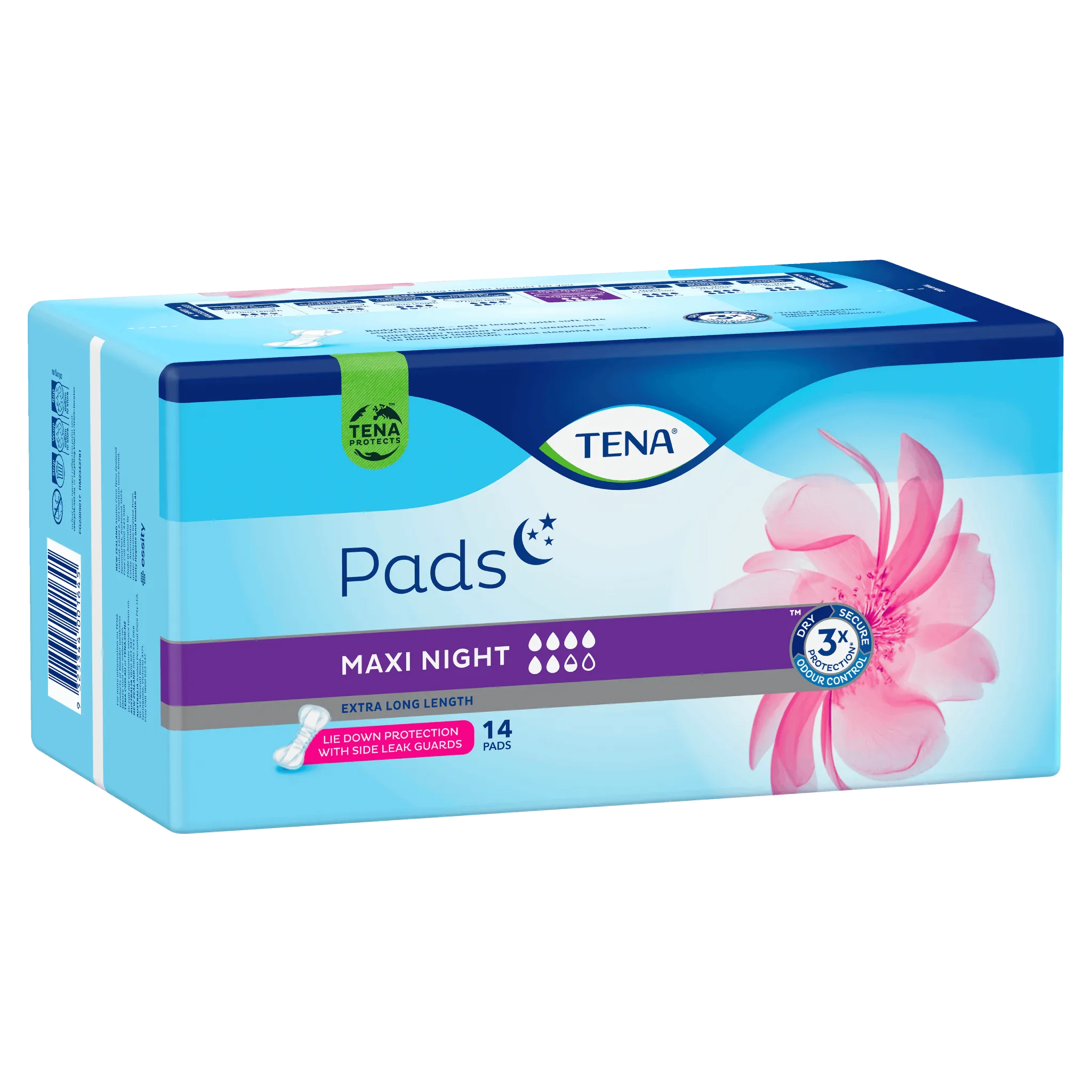 TENA Pads Maxi Night Extra Long Length