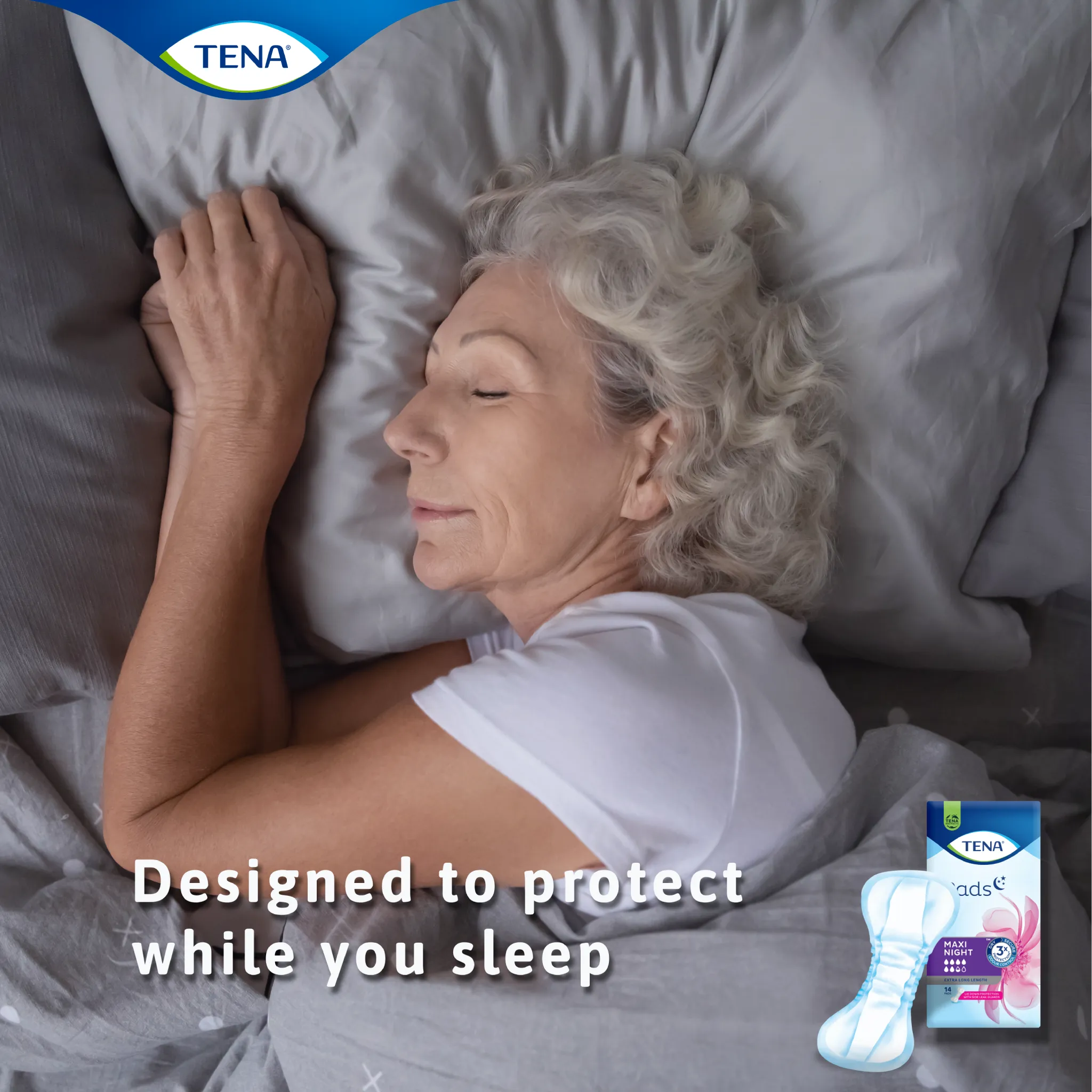 TENA Pads Maxi Night Extra Long Length