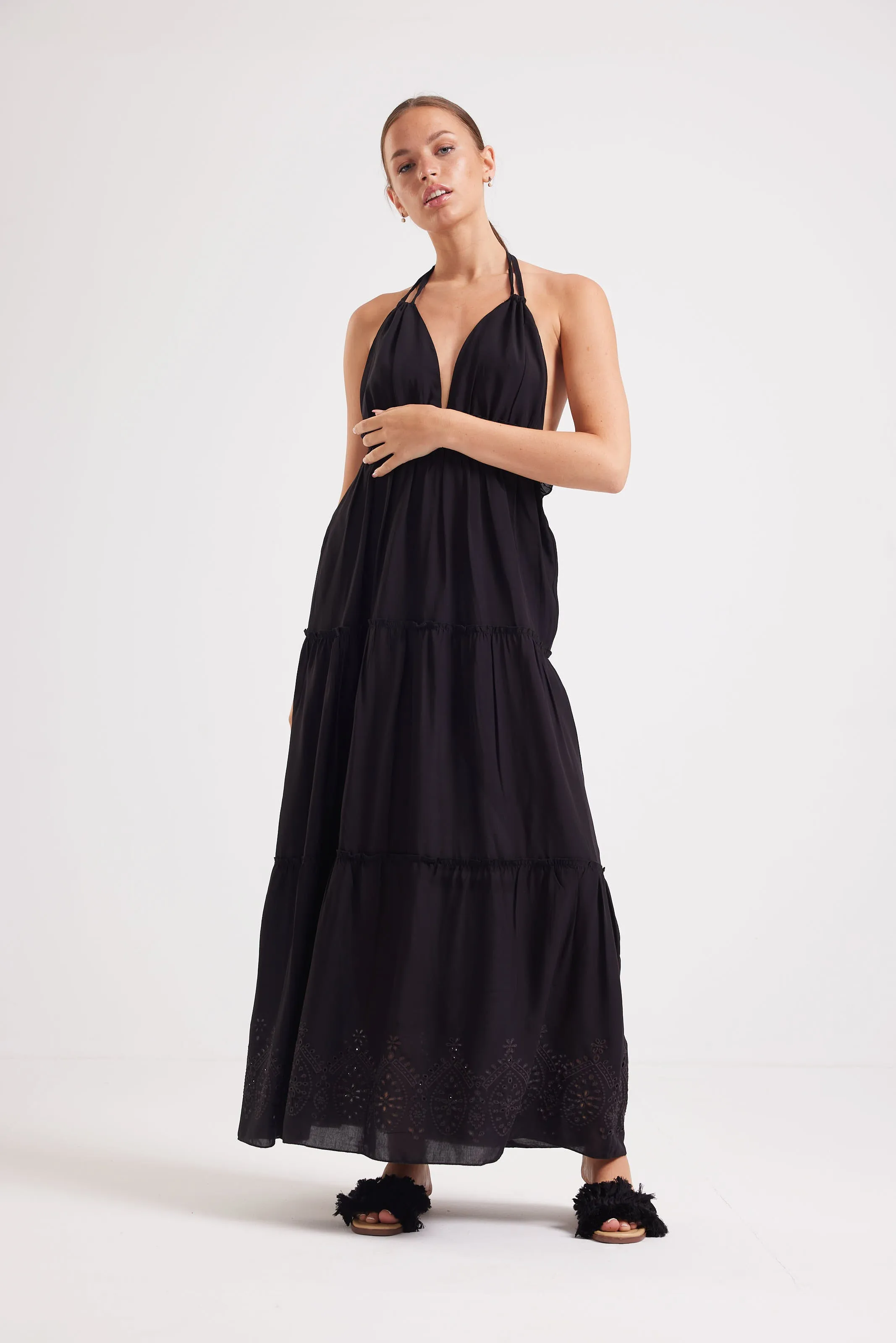 TIERED MAXI DRESS