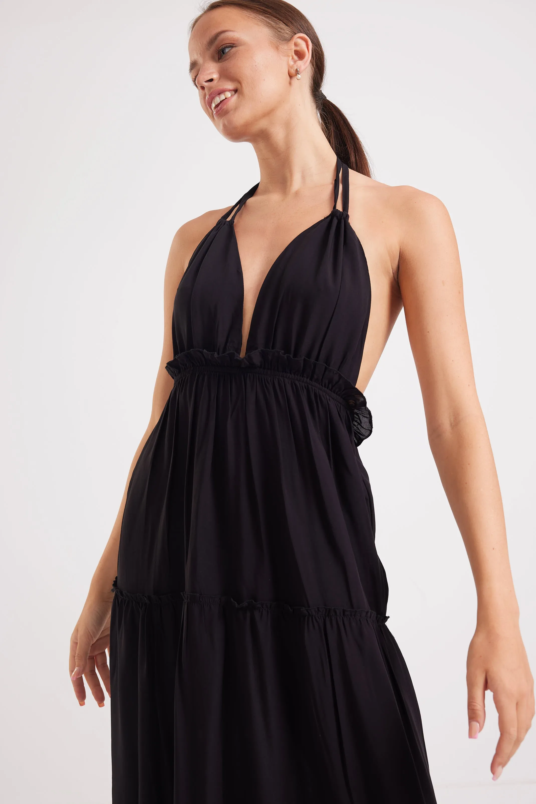 TIERED MAXI DRESS
