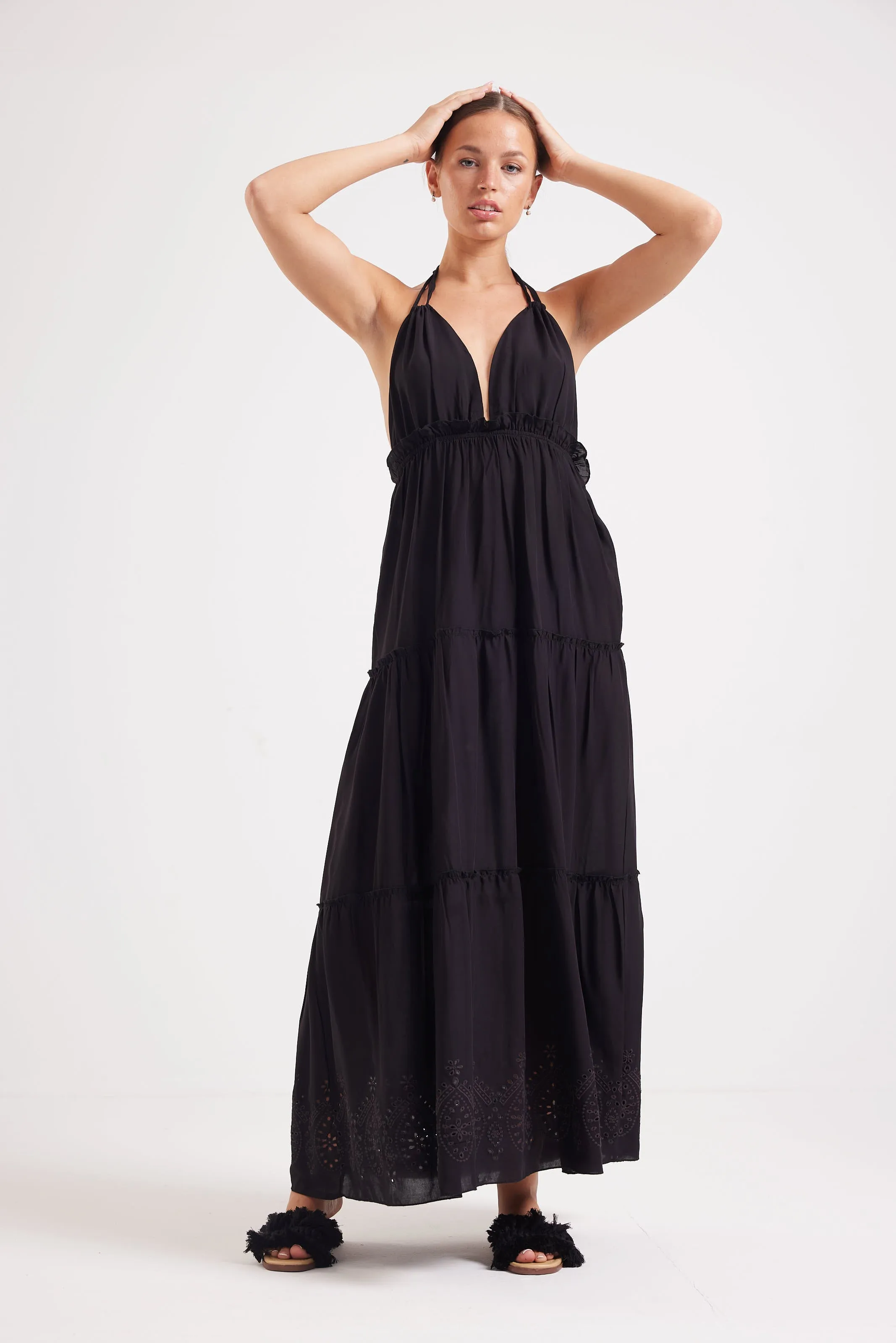 TIERED MAXI DRESS