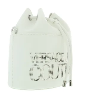 Versace Jeans Couture White Quilted Fashion Medium Backpack