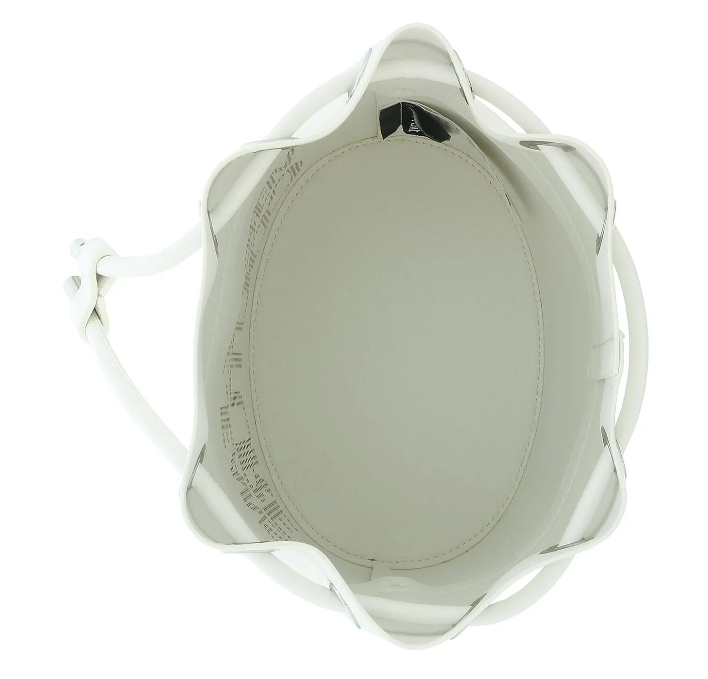 Versace Jeans Couture White Quilted Fashion Medium Backpack