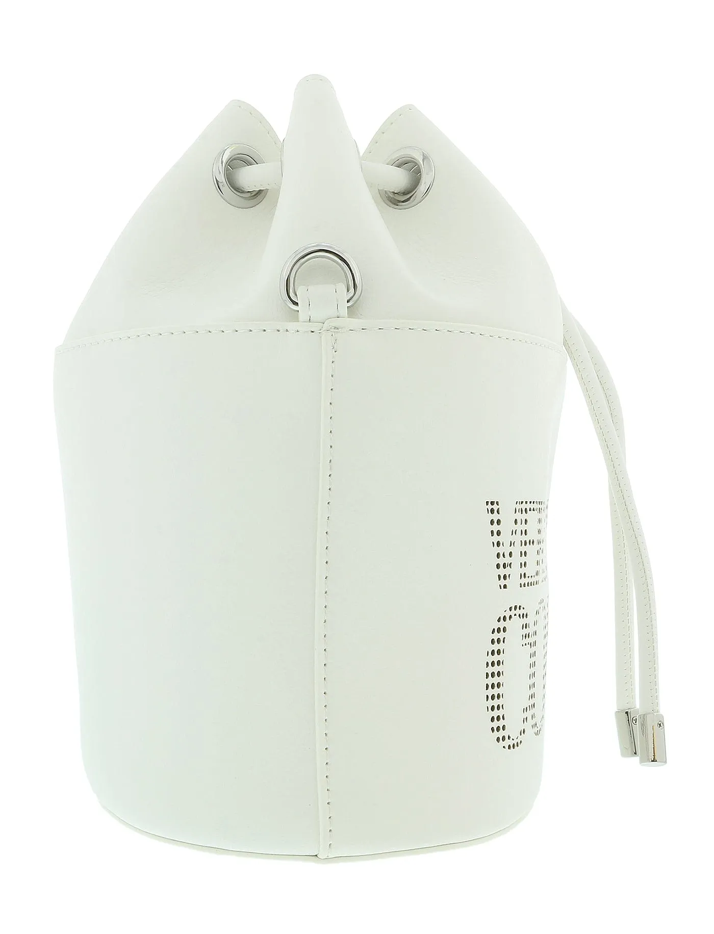 Versace Jeans Couture White Quilted Fashion Medium Backpack
