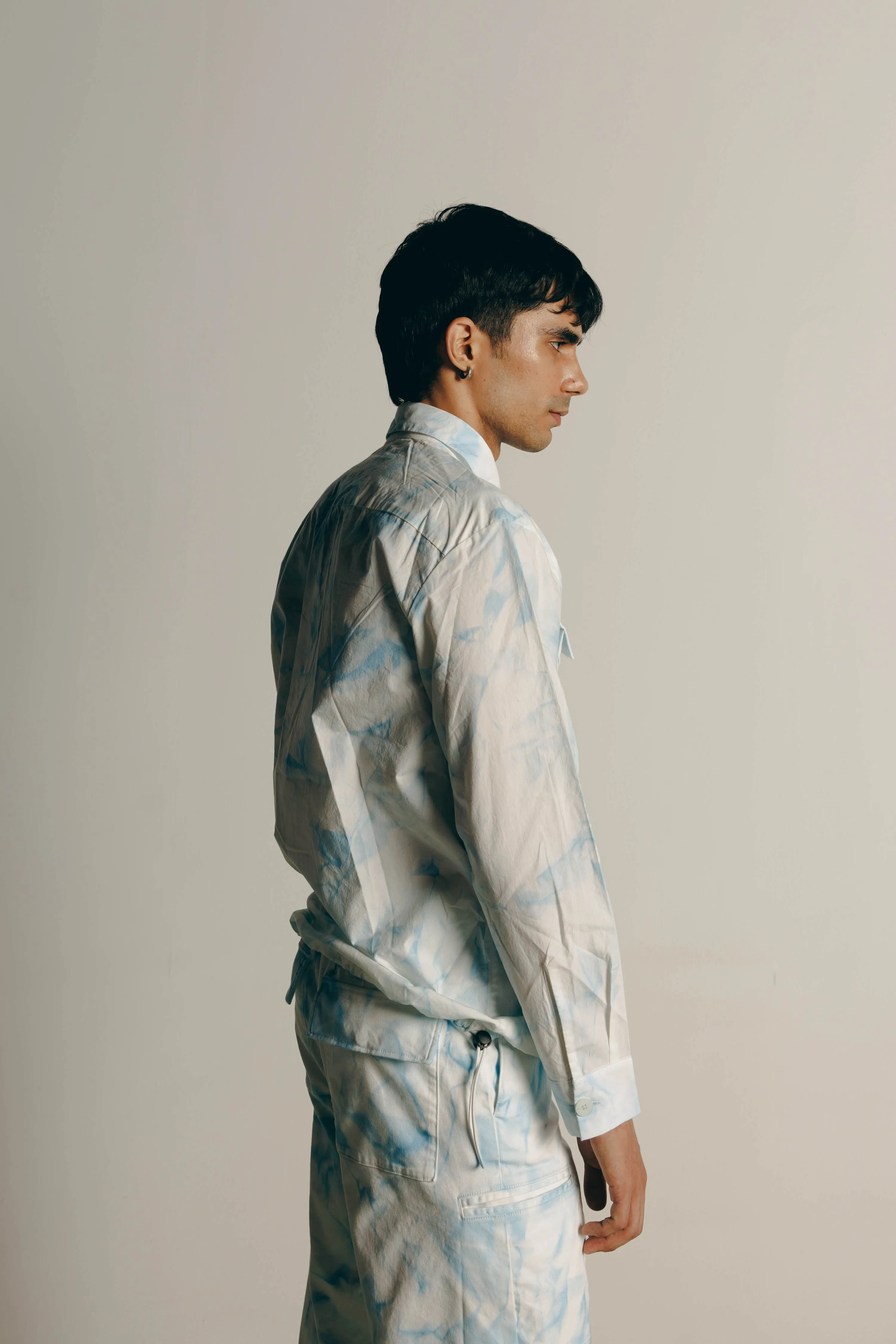 Vintage Haveli Washed Pullover Shirt & Cargo Pants Co-ord