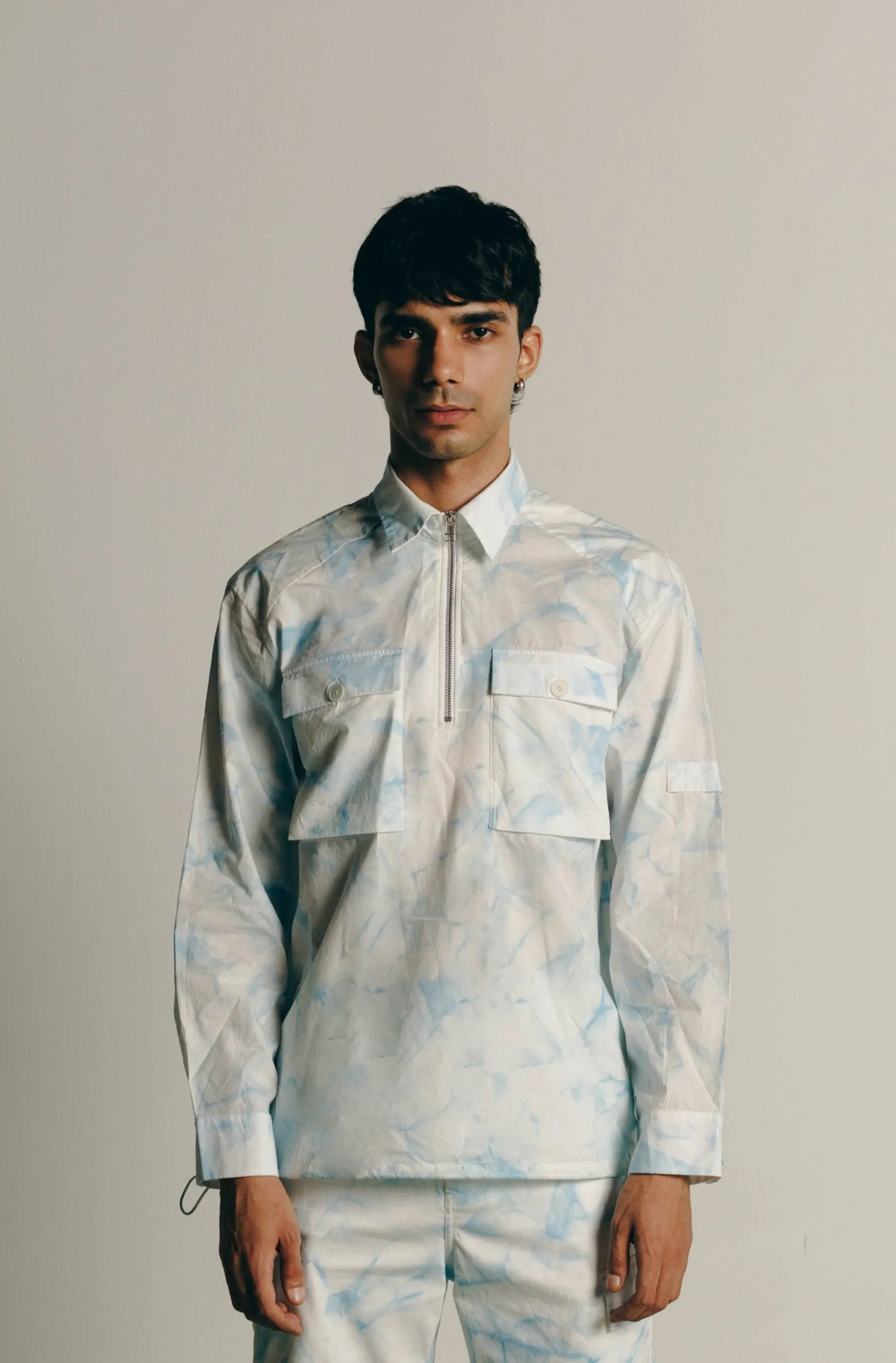 Vintage Haveli Washed Pullover Shirt & Cargo Pants Co-ord