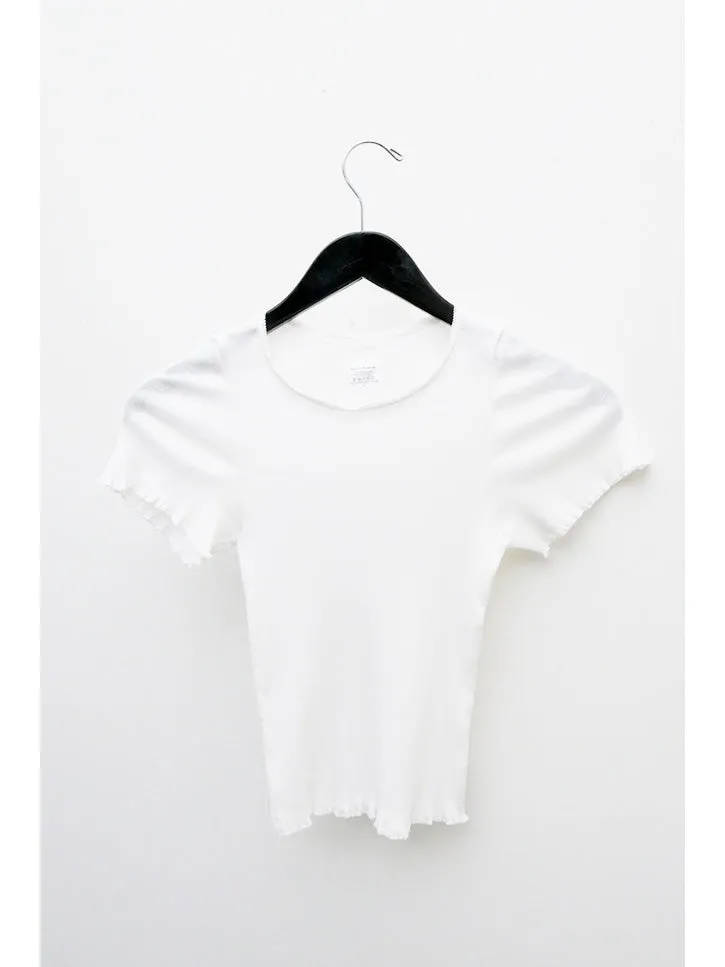 Vivien Ramsay Baby Tee, White