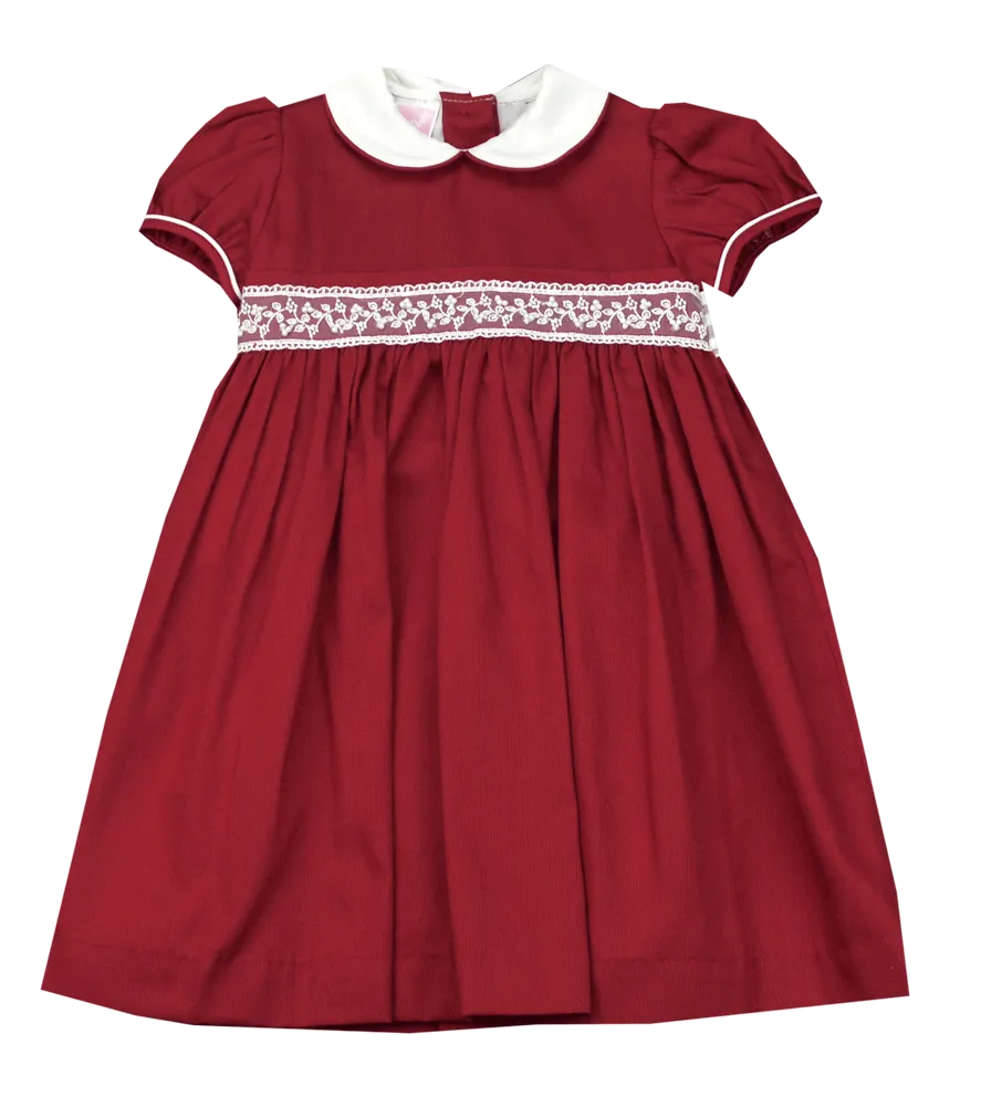 Will Beth Red and Ivory Dress